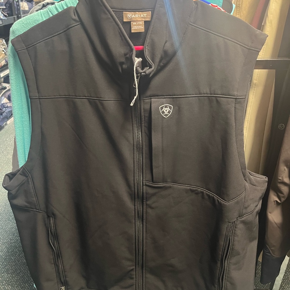 Ariat Black Zip-Up Vest for Layering